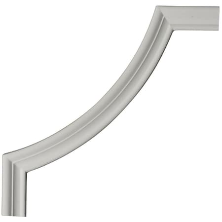 Ekena Millwork 12"W x 12"H x 5/8"P Stockport Panel Moulding Corner (matches moulding PML01X00ST) PML12X12ST